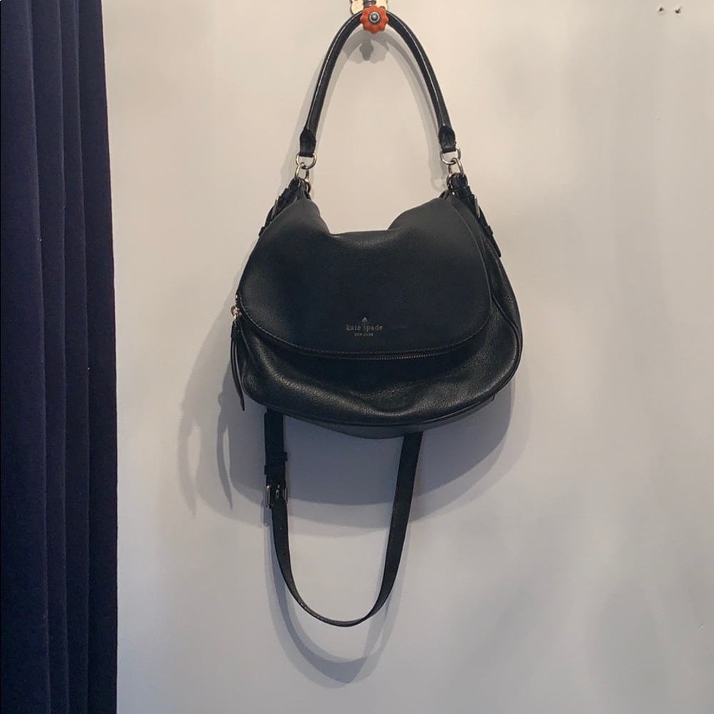 Black Leather Kate Spade Purse